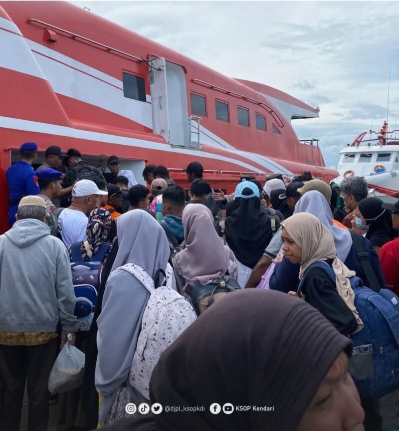 Situasi H'4 NSlATARU di Pelabuhan Kendari
