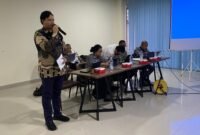 Hary Bowo Seno Putro, ST, M.Sc, QIA, selaku Kepala Bidang Layanan Alur dan Telekomunikasi Pelayaran Distrik Navigasi Tipe B Tanjung Priok