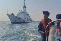 KN. Alugara P.114 Pangkalan KPLP Tanjung Priok, Ditjen Hubla, Kemenhub, tingkatkan pengawasan keselamatan dan keamanan maritim di Laut Jawa.