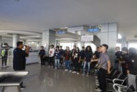 Perkaya pengetahuan tentang Kepelabuhanan, Forum Wilayah IX HMM kunjungi Pelabuhan Makassar.