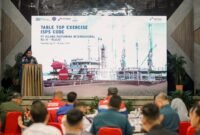 Kilang RU lll Plaju dan RSO PTK menggelar Kegiatan Table Top Exercise ISPS Code yang melibatkan sejumlah instansi strategis seperti KSOP Kelas I Palembang, TNI AL, Ditpolairud, Polsek, dan Koramil, untuk memperkuat sinergi keamanan pelabuhan dalam menghadapi potensi ancaman maritim.