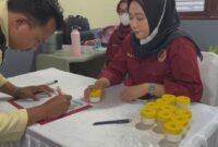 Pelaksanaan Test Narkoba di Terminal Petikemas Banjarmasin (TPK Banjarmasin).