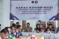 KSOP Kelas III Satui apresiasi Aksi Damai TKBM dan perkuat koordinasi penyelesaian isu demi kelancaran arus barang di Pelabuhan Satui.