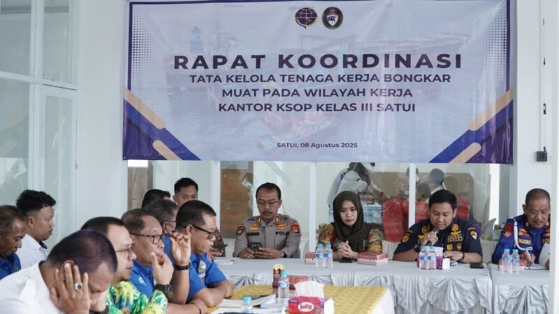 KSOP Kelas III Satui apresiasi Aksi Damai TKBM dan perkuat koordinasi penyelesaian isu demi kelancaran arus barang di Pelabuhan Satui.