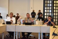 Dirlantas Polda Metro Jaya pimpin Rakor Persiapan Angkutan Lebaran di Pelabuhan Tanjung Priok bersama Asosiasi Logistik dan Asosiasi Trucking