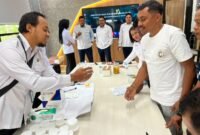 Edukasi bahaya penyalahgunaan narkotika serta pemeriksaan kesehatan bagi para pekerja