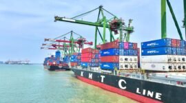 Kinerja tiga terminal, yakni TPK Teluk Lamong, TPK Nilam, dan TPK Berlian, terus meningkat seiring bertambahnya layanan pelayaran internasional dan menguatnya distribusi domestik